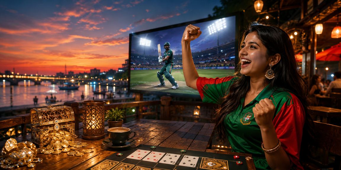 খুলনায় রাতের বাজারে ক্রিকেট বেটিংয়ের উত্তেজনাপূর্ণ পরিবেশ