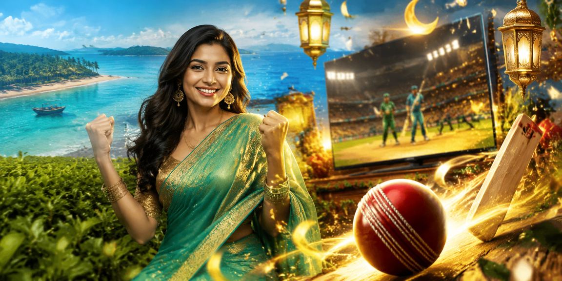 সেন্ট মার্টিন দ্বীপে শাড়িতে মোবাইলে ক্রিকেট বেটিংয়ের মনোরম দৃশ্য